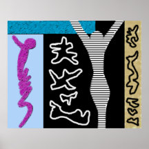 Coloré moderne de ~ d'art moderne de ~ de la vie poster