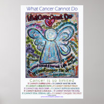 Coloré quel Cancer ne peut pas faire la copie d'af Affiche
