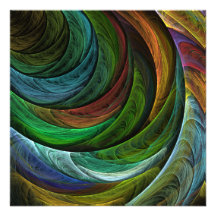 Colorez l'art abstrait de gloire faire-parts
