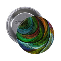 Colorez le bouton d'art abstrait de gloire (rond) pin's avec agrafe