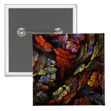 Colorez le bouton d'art abstrait d'harmonie (le ca badge