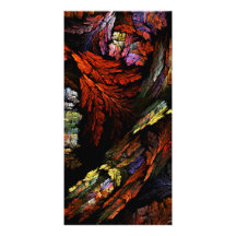 Colorez le carte photo d'art abstrait d'harmonie photocartes