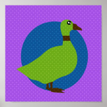 Colorful animals poster