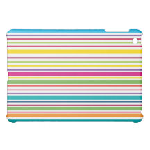 Colorful Candy Stripes iPad Mini Covers