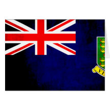 Colorful Contrast B.V. Islander Flag Greeting Card