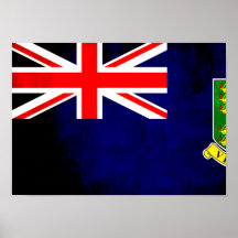 Colorful Contrast B.V. Islander Flag Poster