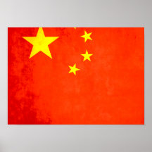 Colorful Contrast Chinese Flag Print