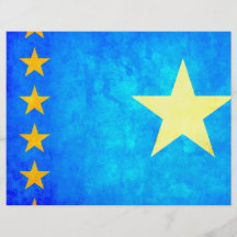 Colorful Contrast Congese Flag Flyers