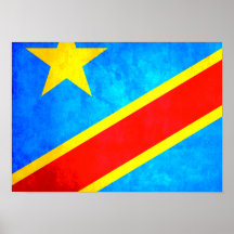 Colorful Contrast Congese Flag Print