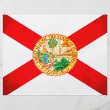 Colorful Contrast Floridian Flag Flyers