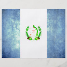Colorful Contrast Guatemalan Flag Flyer