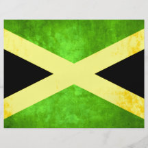 Colorful Contrast Jamaican Flag Full Color Flyer