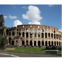 Colosseum Rome Découpage En Acrylique