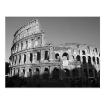Colossium noir et blanc cartes postales