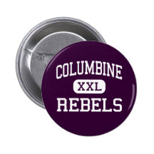 Columbine - rebelles - haut - Sunland la Californi Badges Avec Agrafe