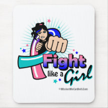 Combat Animated comme un cancer de la thyroïde de  Tapis De Souris