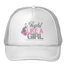 Combat comme une boxe de fille - cancer du sein casquette