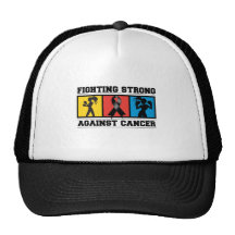 Combat de cancer de la peau fort casquette de camionneur