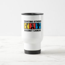 Combat de cancer de la peau fort mugs