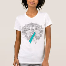 Combat de cancer du col de l'utérus comme une fill t-shirts