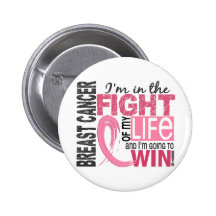 Combat de mon cancer du sein de la vie badge