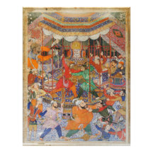 Combat des héros de Hamza à l'appui de Qasim Dasav Photographie D’art