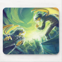Combat éternel tapis de souris