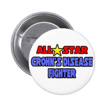 Combattant de maladie de Crohn d'All Star Badge Avec Épingle