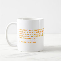 COMBIEN DE RÉPUBLICAINS ?  WWW.BUYBLUE.BIZ MUGS À CAFÉ