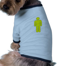 Comique classique de silhouette universelle de sig tee-shirt pour animal domestique