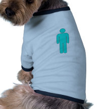 Comique classique de silhouette universelle de sig manteaux pour animaux domestiques