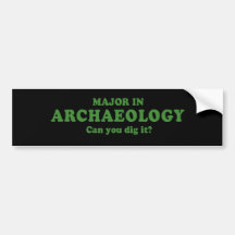 COMMANDANT DANS L'ARCHÉOLOGIE - PEUT VOUS LA CREUS AUTOCOLLANTS POUR VOITURE