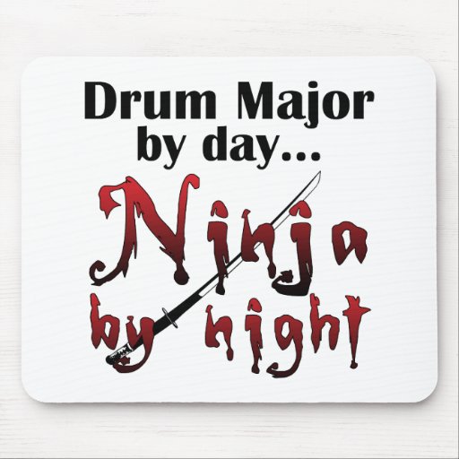 Commandant de tambour Ninja Tapis De Souris