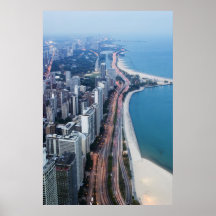 Commande de rivage de lac affiches