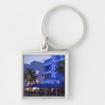 Commande d'océan, plage du sud, Miami Beach, 2 Porte-clef