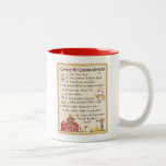 Commandements du cowboy 10 - amusement de ferme mugs à café