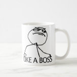 Comme de patron un meme comique de rage ouais tasse à café