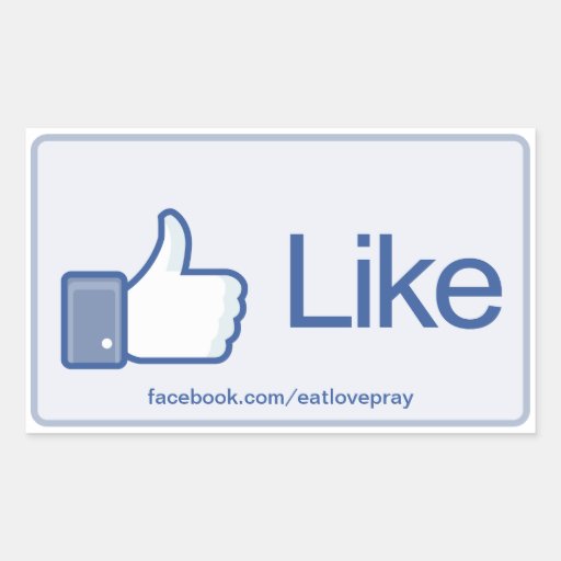 Comme le bouton - autocollants promotionnels