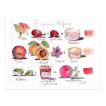 Comme Parfum Macaron de P Cartes Postales