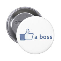 Comme un bouton de patron badge