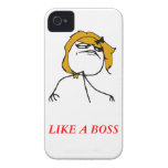 Comme un cas de Meme de l'iPhone 4 de fille de pat Coques iPhone 4 Case-Mate