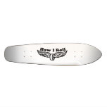 comment je roule la planche à roulettes de vieille