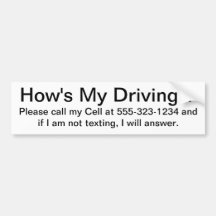 Comment mon conduit ? autocollant pour voiture