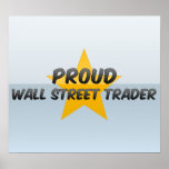 Commerçant fier de Wall Street Posters