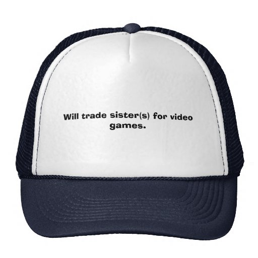 Commercera des soeurs pour les jeux visuels casquette de camionneur