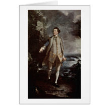 Commodore Augustus Keppel par monsieur Joshua Reyn Carte De Vœux