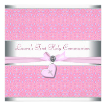 Communion de coeur de lavande première de croix ro invitations