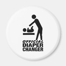 Commutateur officiel de couche-culotte aimants pour réfrigérateur