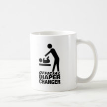 Commutateur officiel de couche-culotte mugs à café
