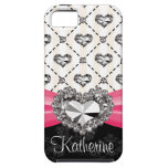 Compagnon de cas de l'iPhone 5 de coeur de diamant Coque iPhone 5 Case-Mate
